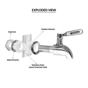 Phoenix Stainless Steel Gravity System Spigot