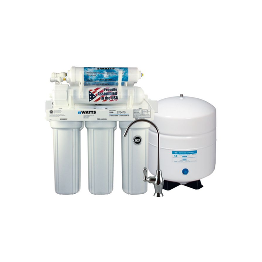 Watts W-525 50 GPD Certified Five-Stage Reverse Osmosis System