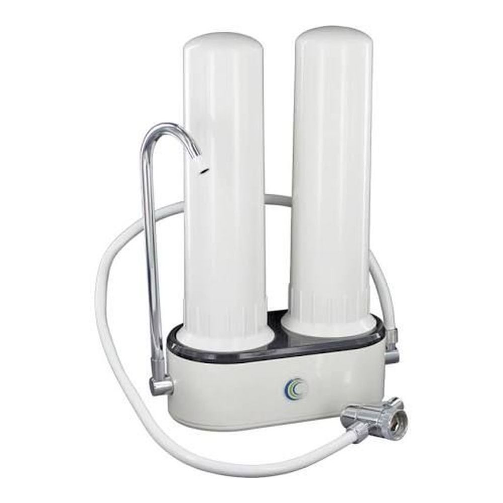 AquaCera Twin HCP Counter-Top Nitrate Reduction Water Filter System