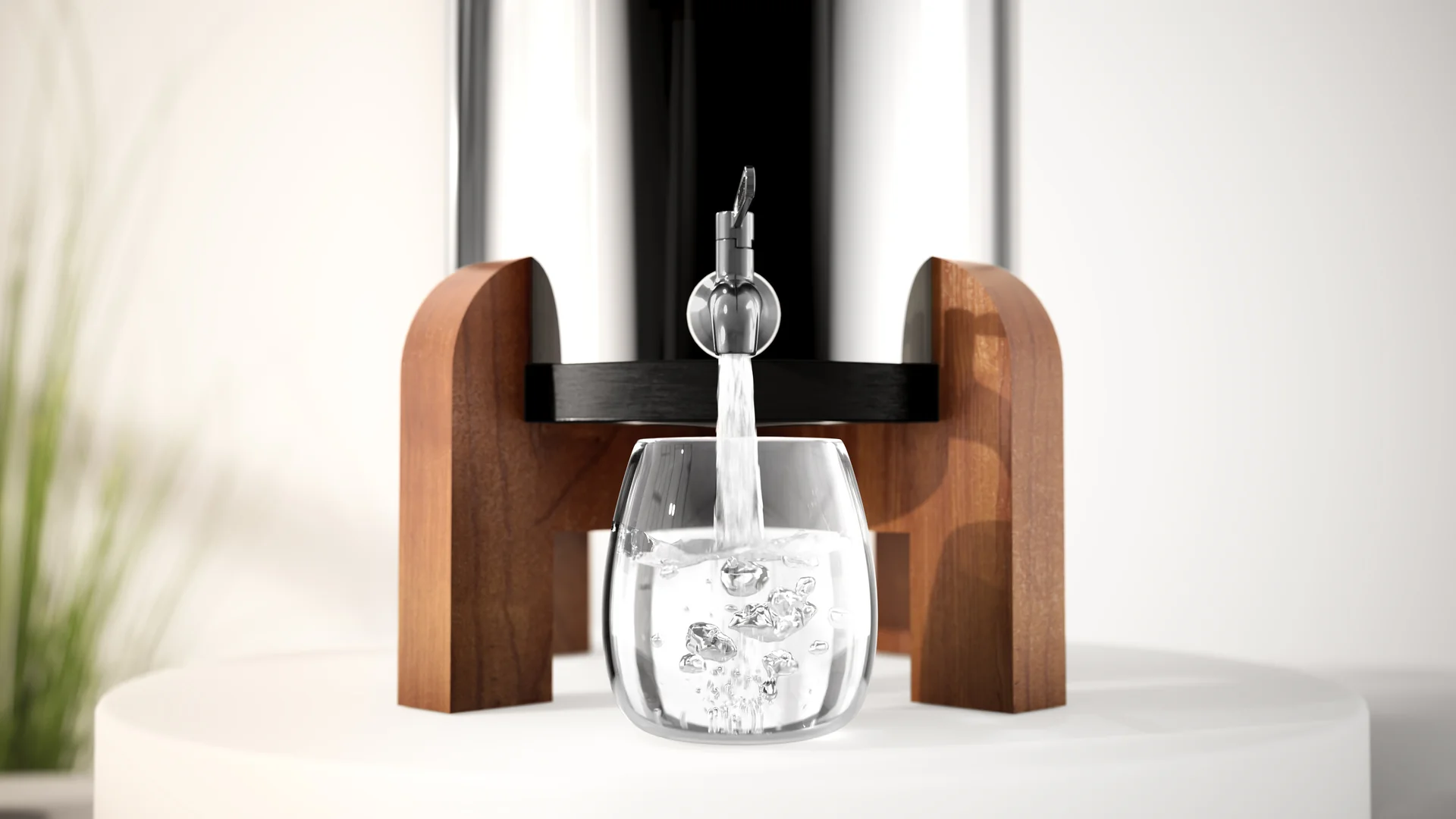 Phoenix Teak Wood Stand for Gravity Filter Systems